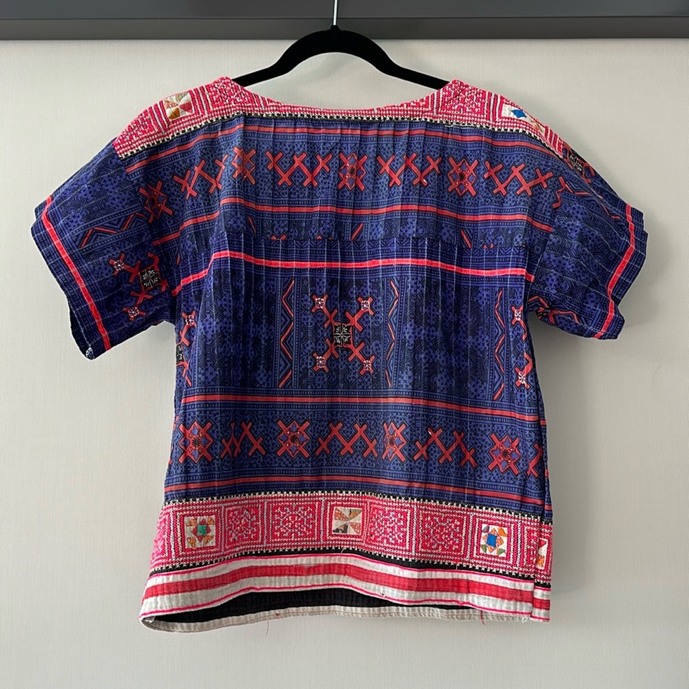 Vintage top with all the beautiful embroidery and details